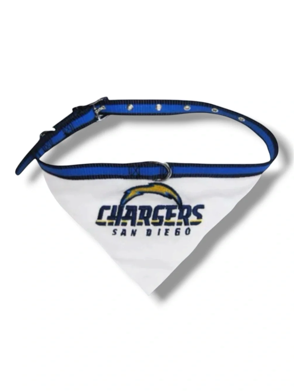 San Diego Chargers Reflective Pet Collar Bandana - NWT